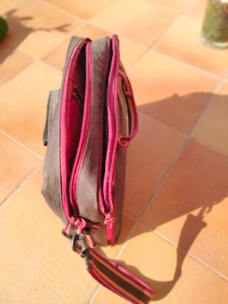 Cartera bandolera Misako marrón