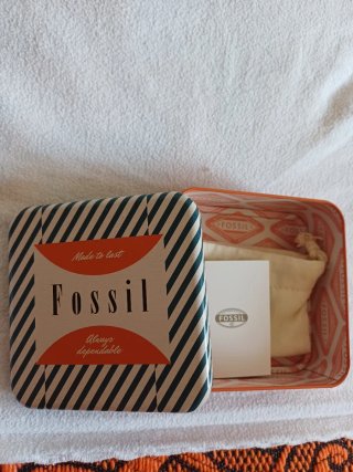 Bracciale Fossil cerchi argento