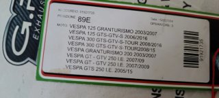 Escape Vespa GPR Negro