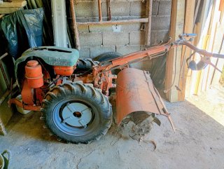 Mula mecánica con rotavator 18CV