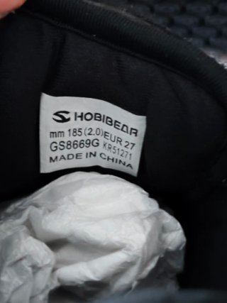 Zapatos negros HOBIBEAR para niños talla 27 nuevos