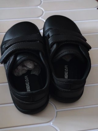 Zapatos negros HOBIBEAR para niños talla 27 nuevos