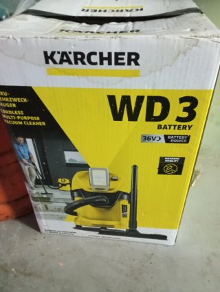 Aspiradora Karcher WD 3 Battery. Sin batería
