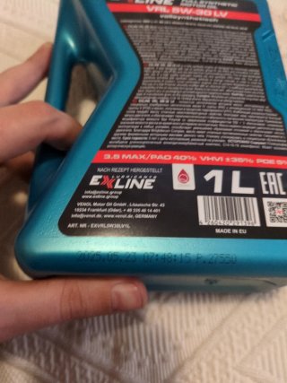 Aceite exline 5w30