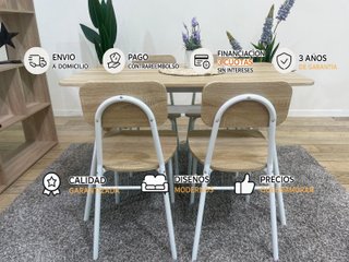 MESA CON 4 SILLAS