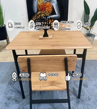 MESA CON 2 SILLAS