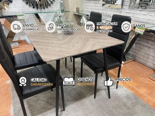 Mesa extensible con 4 sillas – NUEVA