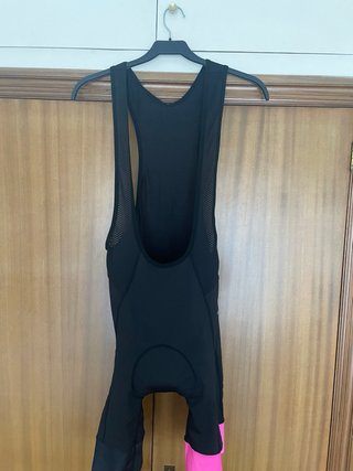 Culotte Ciclismo B-Pro Alta Gama Negro/Rosa