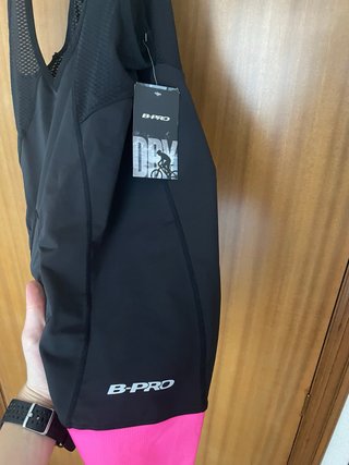 Culotte Ciclismo B-Pro Alta Gama Negro/Rosa