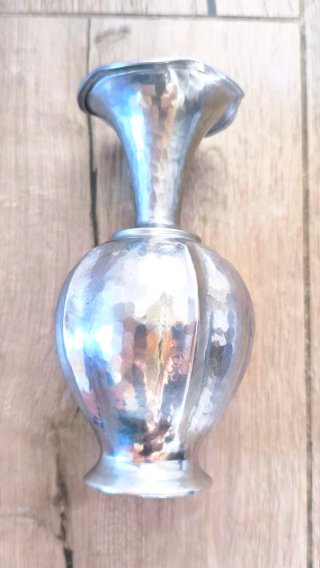 Vaso Con Bordo Dritto In Peltro 95%