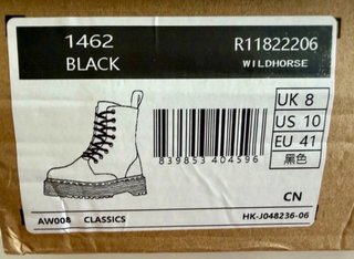 Botas Dr. Martens Negras Plataforma