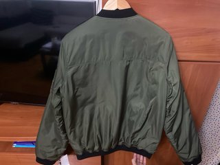 Cazadora Bomber Unisex Verde Militar