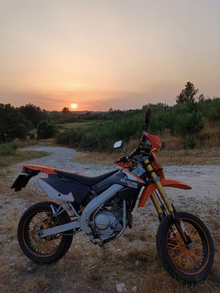 MH Duna 125 Supermotard Naranja