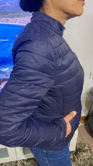 Blusão azul tamanho S mulher