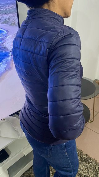 Blusão azul tamanho S mulher