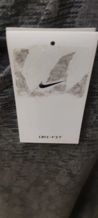 Camiseta Nike running Gris manga corta