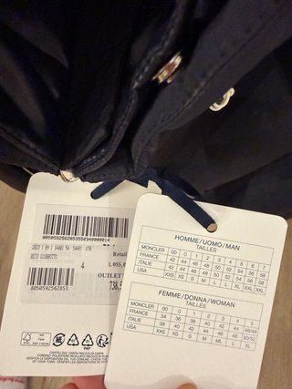 Chaqueta Moncler Talla L Nueva