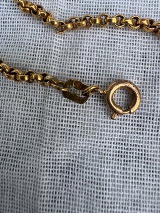 Collar Vintage Chapado Oro Bizantino