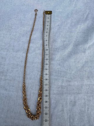 Collar Vintage Chapado Oro Bizantino