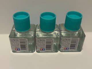 Tamiya Set 3 Colle Tamiya Low Odor 40ml – nuove !!