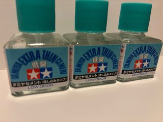 Tamiya Set 3 Colle Tamiya Low Odor 40ml – nuove !!