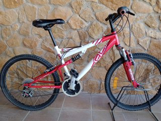 Bicicleta niños MTB doble suspensión rueda 24"