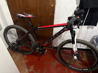 Bicicleta B-Pro Montaña Negra y Roja