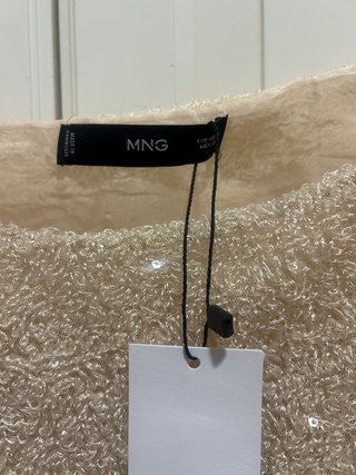 Top lentejuelas Mango (A estrenar) Negociable