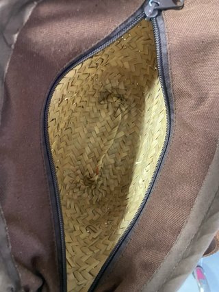 Bolso de playa de mimbre