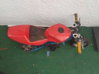 Minimoto Infantil Azul y Roja