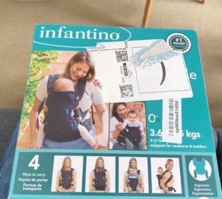 Mochila Portabebés Infantino Azul Marino