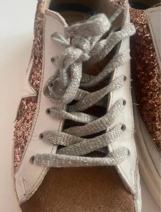 Zapatillas niña Mia y Lia Piel Glitter. Talla 33