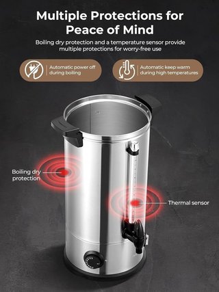 Cafetera profesional filtro redondo 15L NUEVO