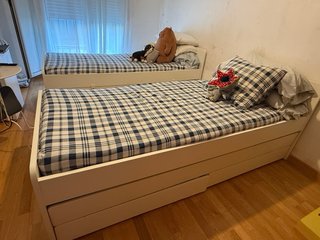 Cama IKEA VIHALS 90x200 con cama nido