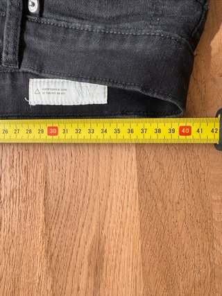 Pantalones Vaqueros Zara Slim Fit Talla 40 Negros