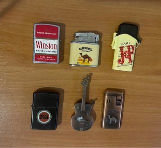 Set di 6 accendini vintage