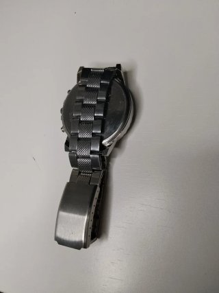 Reloj Geneva Plata Acero Inoxidable Hombre