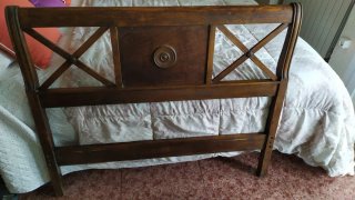 Dos cabeceros de cama madera 105cm