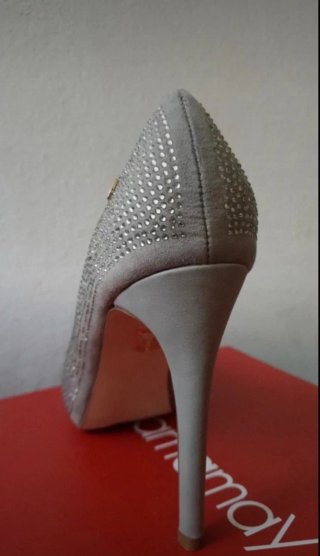 Scarpe tacco alto con strass Tg.39