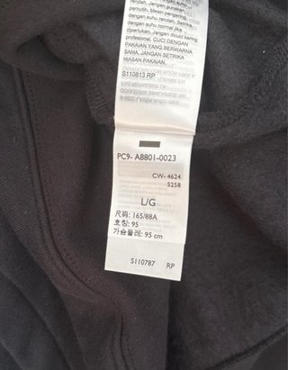 Sudadera Levi's Mujer Negra Logo Batwing Rojo