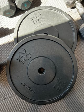 Pack Gimnasio Casa: Barra y Discos Pesas