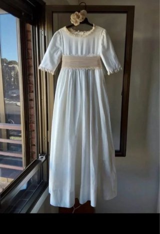 Vestido de Primera Comunión blanco talla 9,10 años