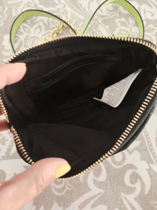 Bolso mini BL negro y verde