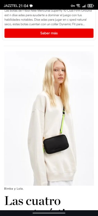Bolso mini BL negro y verde