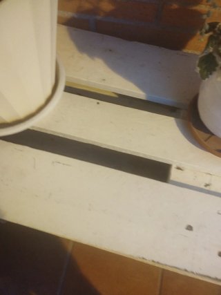 Mesa de Palets Blanca y Marrón no enviar venir a c