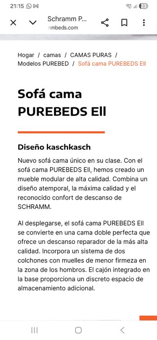 Sofá Cama Nuevo 160x200cm