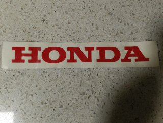 Pegatina Honda