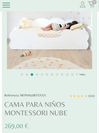 Cama Montessori Nueva