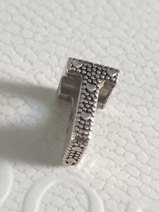 Charm Lettera T Pandora Argento