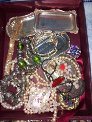 Lote Joyería Bisutería Antigua